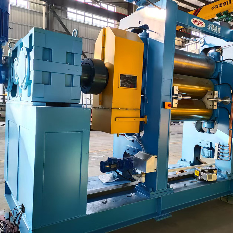 Máquina de calendario de goma de 4 rollos