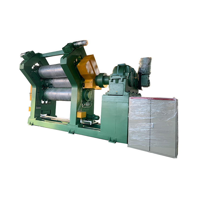 Máquina de calendario de goma de 3 rollos