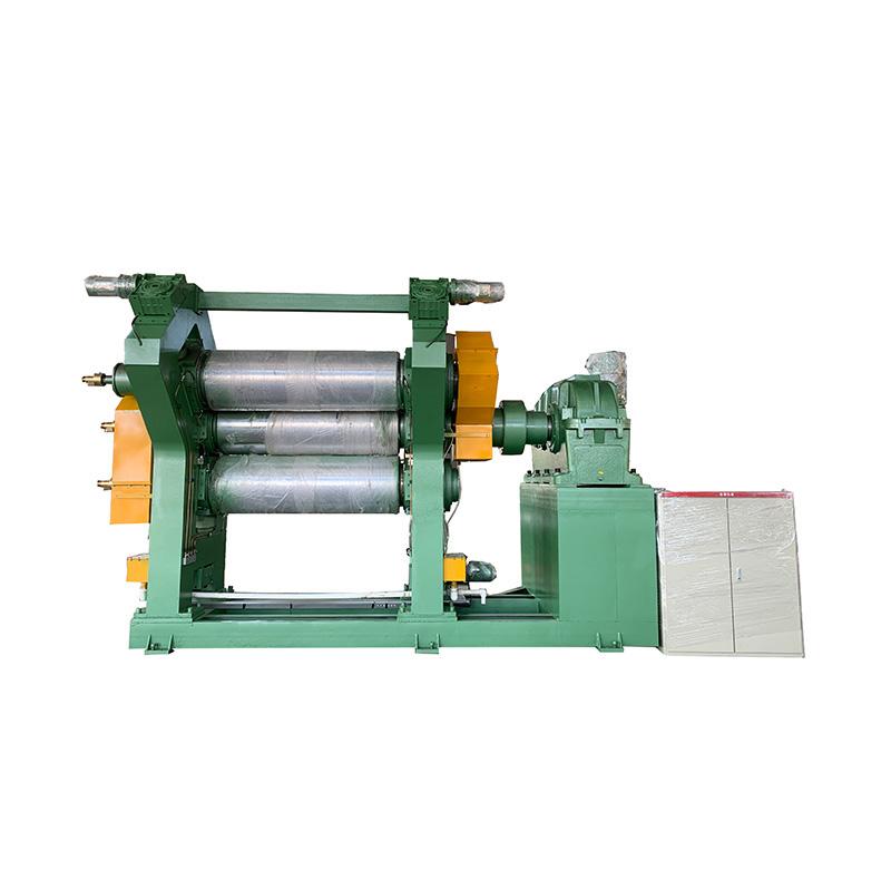 Máquina de calendario de goma de 3 rollos